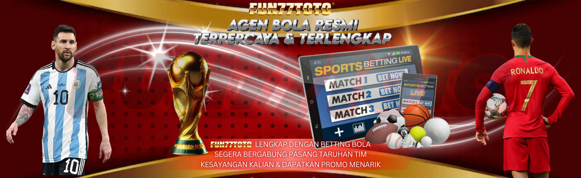 Banner Bola Fun77toto